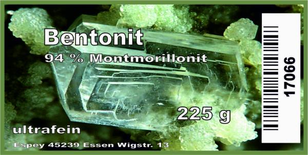 Bentonit Montmorillonit 225 g